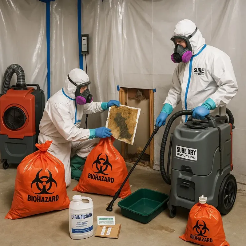 Contaminated Water Handling Protocols process in Sullivan City, TX